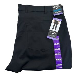 Callaway Men’s Golf Pants‎ - 5 Pocket Stretch - Black Size